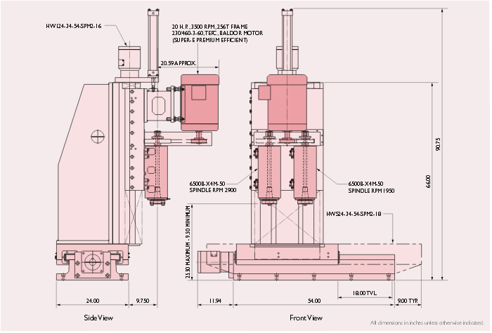 High Speed Dual Spindle_layout